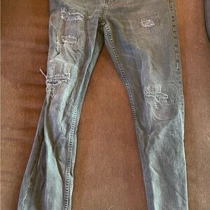 Old Navy Distressed Black Jeans